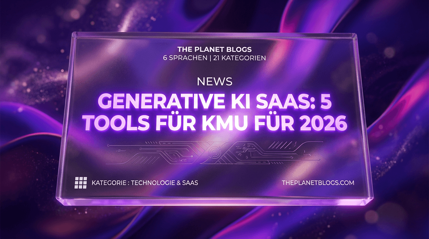 Generative KI SaaS: 5 Tools für KMU für 2026