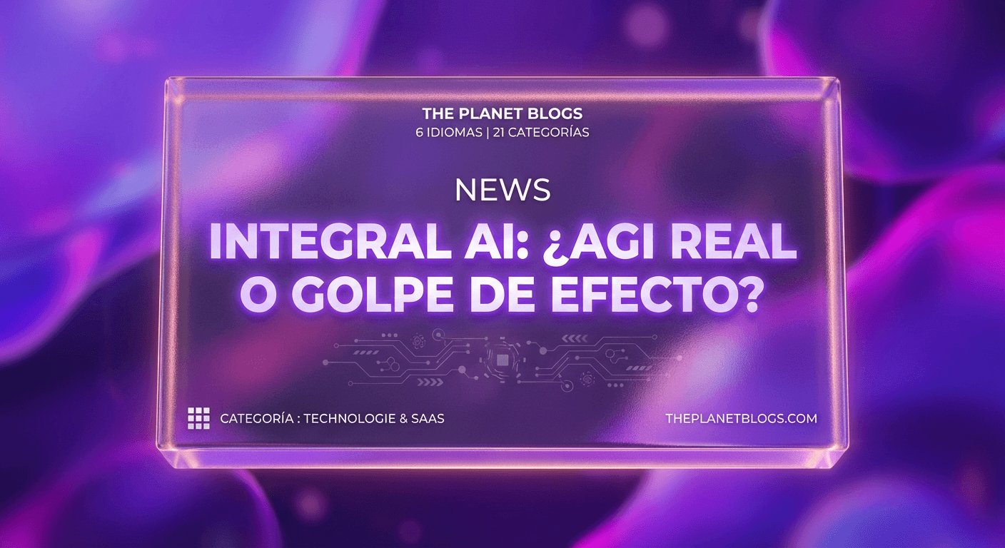 Integral AI: ¿AGI real o golpe de efecto?
