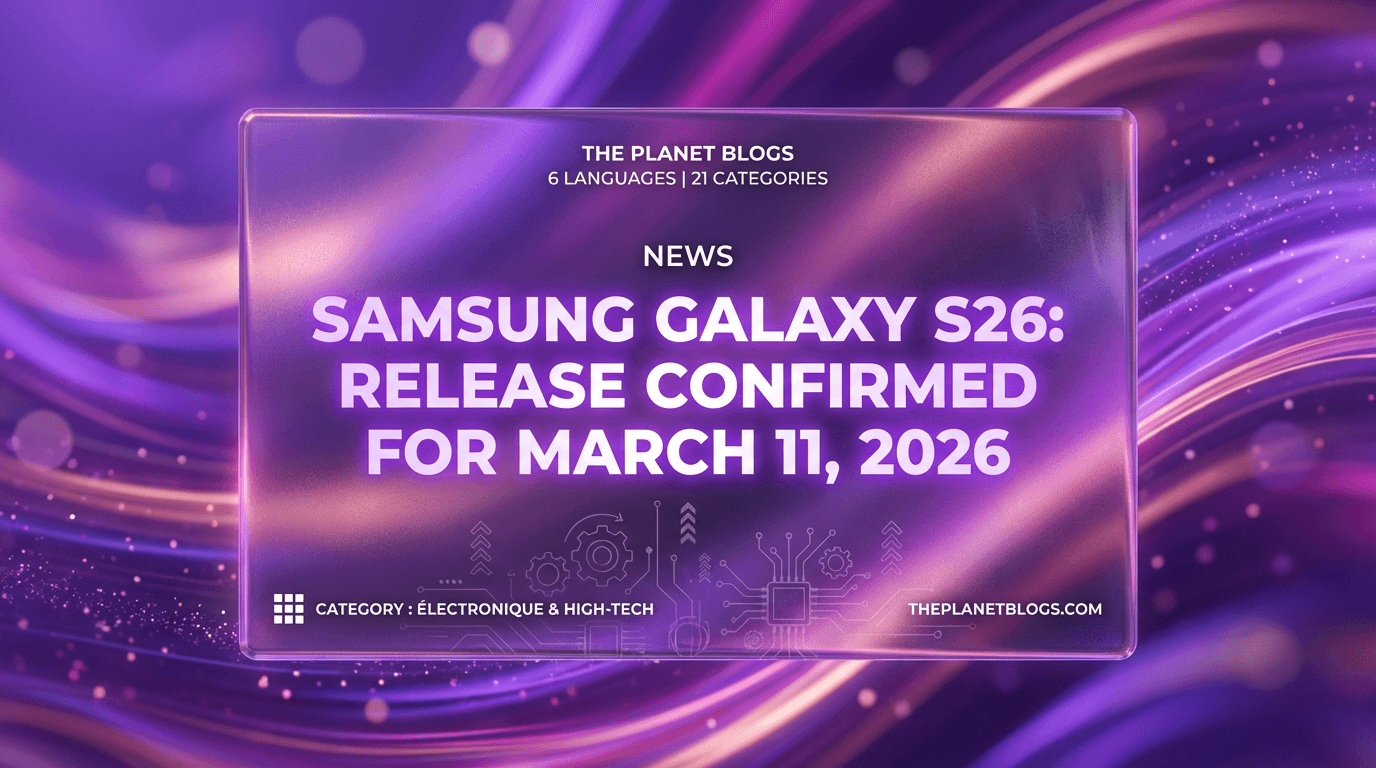 Samsung Galaxy S26: Release Confirmed for March 11, 2026